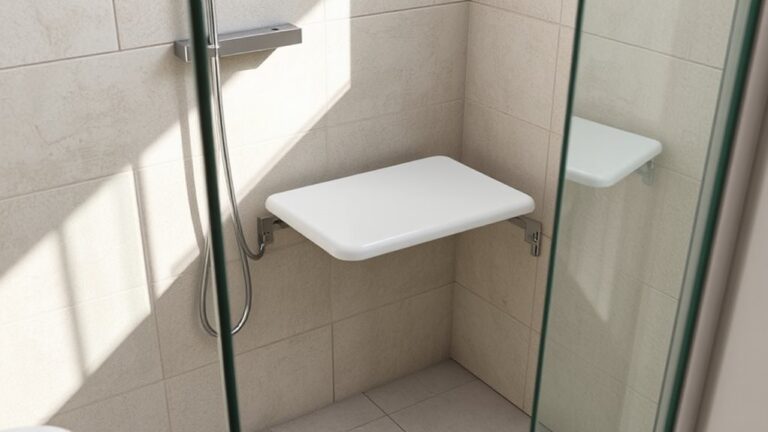 folding shower seats for small bathrooms