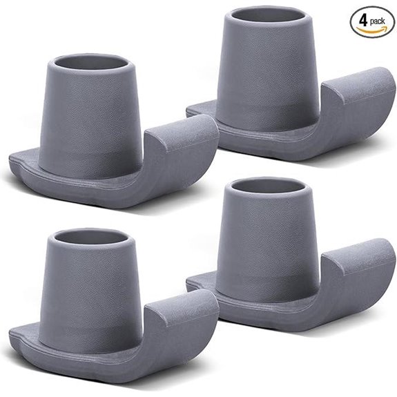 Walker Ski Glides for Folding Walkers 4-Pack