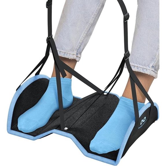 Everlasting Comfort Airplane Foot Hammock for Travel