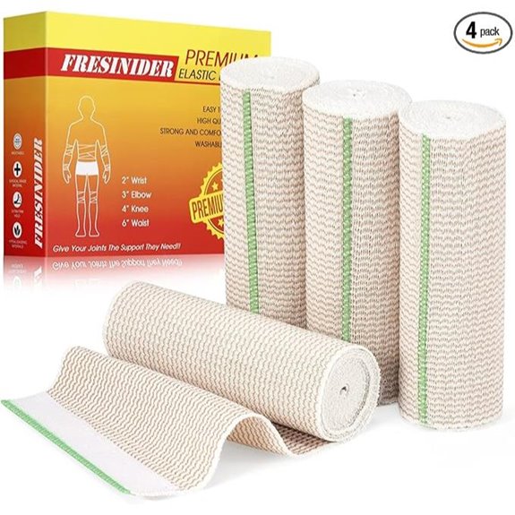 FRESINIDER Elastic Bandage Wrap 4-Pack 6