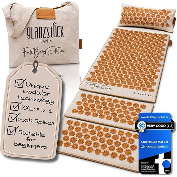 Glanzstück Berlin Acupressure Mat Set for Full Body