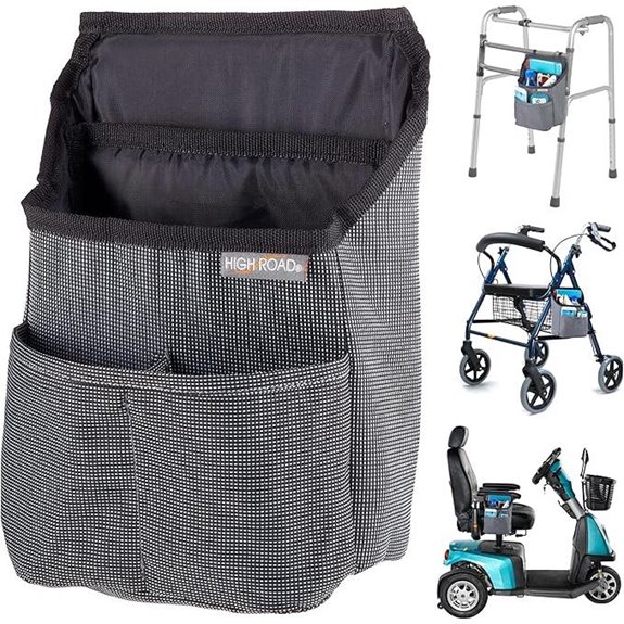 High Road Compact Walker/Wheelchair Bag (Gray Check)