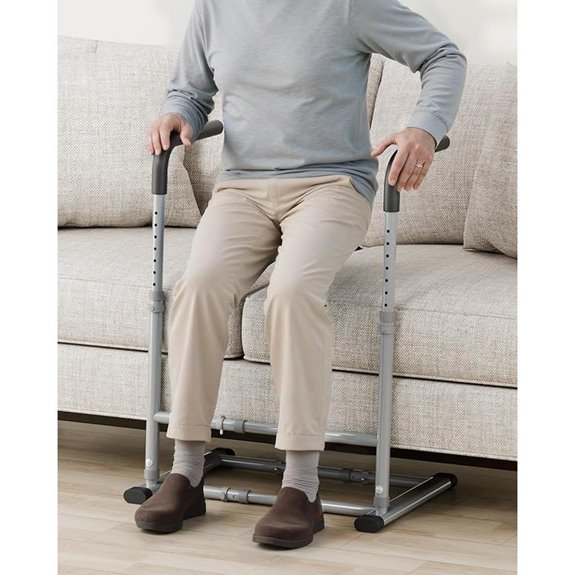 Couch Stand Assist Aid for Elderly & Seniors Grey