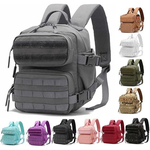 9L Mini Backpack for Women (Grey)