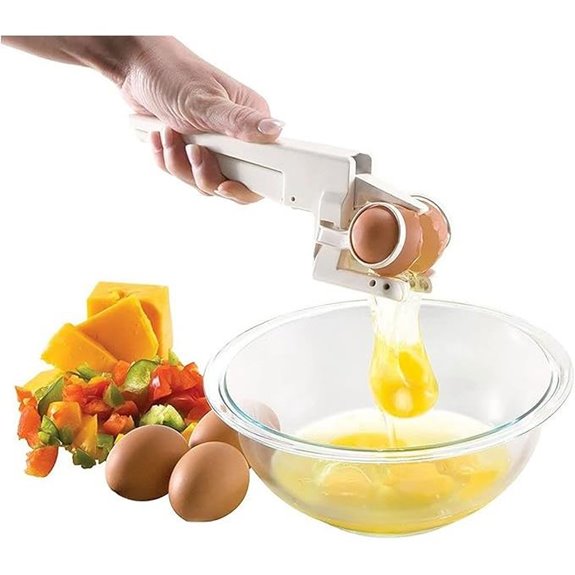 LIJX Handheld Egg Cracker and Separator