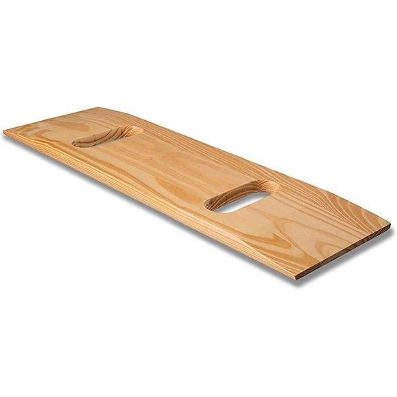 DMI Heavy-Duty Wood Transfer Board for Patient Mobility (24 x 8)