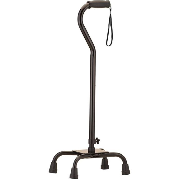 NOVA Medical Heavy Duty Quad Cane (5710BK)
