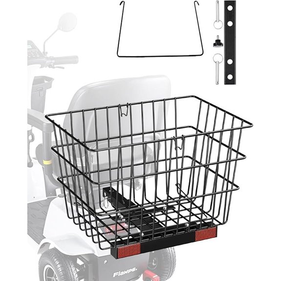 VEVOR Scooter Rear Basket Heavy Duty Cargo Basket for Mobility Scooters