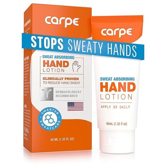 Carpe Sweat Absorbing Hand Lotion for Hyperhidrosis
