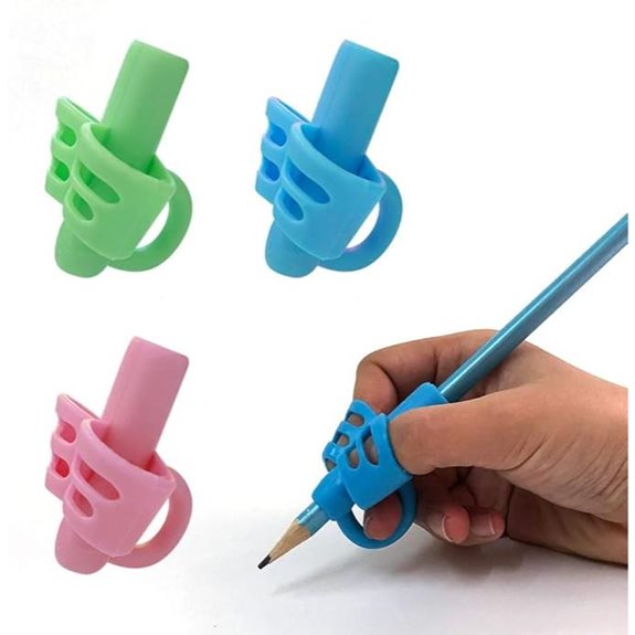 KOABBIT Pencil Grips for Kids Handwriting (3-Pack)