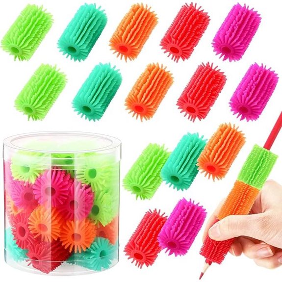 Chivao 25 Pcs Squishy Pencil Soft Grips for Kids