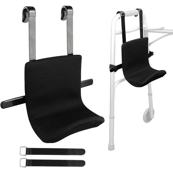 Knee Sling for Walker with Comfortable Cushion (300lbs)