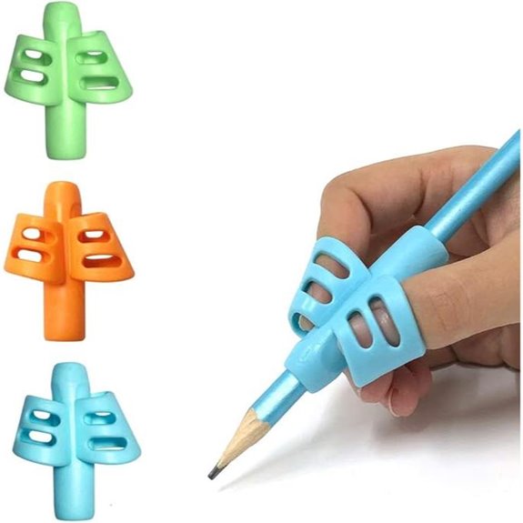KOABBIT Pencil Grip Handwriting Aid for Kids (3-Pack)
