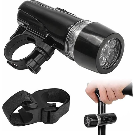 Cane Light LED Flashlight for Walker/Wheelchair Attachment