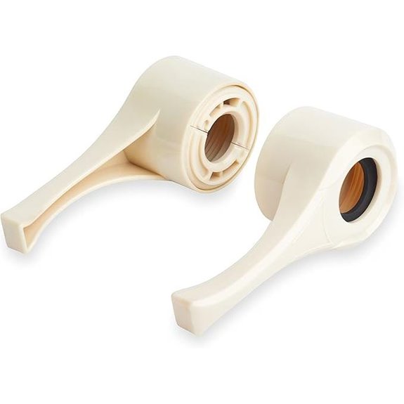 Leveron Round Doorknob to Lever Adapter (No Tools Required)