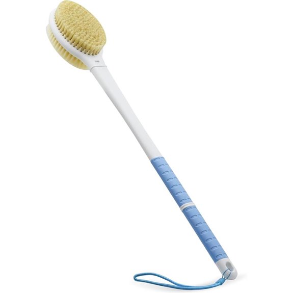 Shower Brush with Extra Long Handle for Body Scrubbing