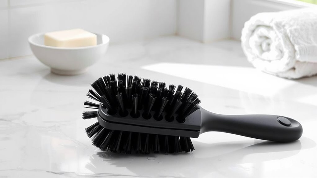 long handled brushes enable independence