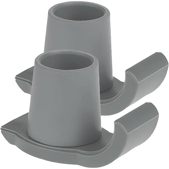 Magicorange Walker Glide Skis 2-Pack Universal Fit (Grey)