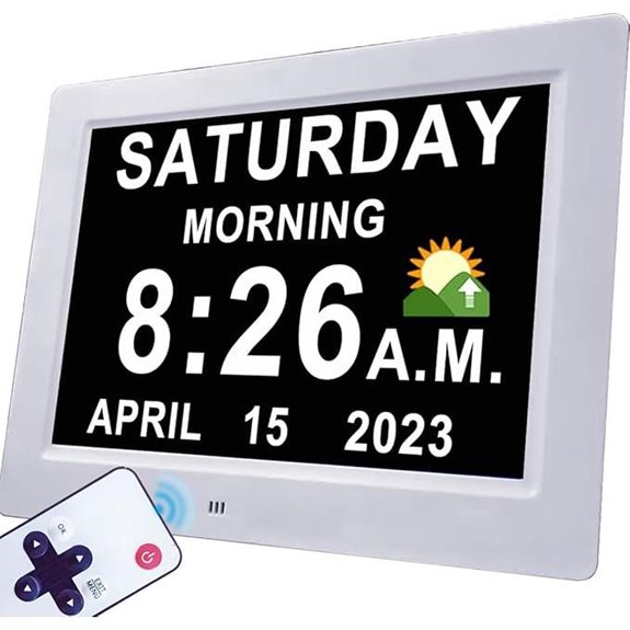 MASSII 27 Alarms Digital Clock with Voice-Talking Time