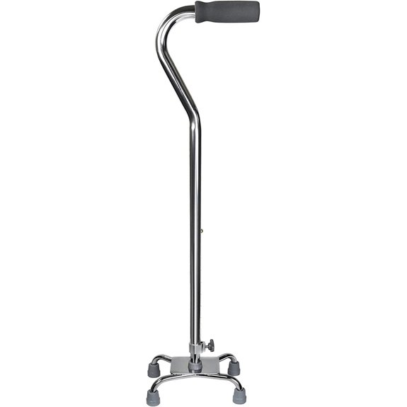 McKesson Steel Small Base Quad Cane 30 to 39 Height