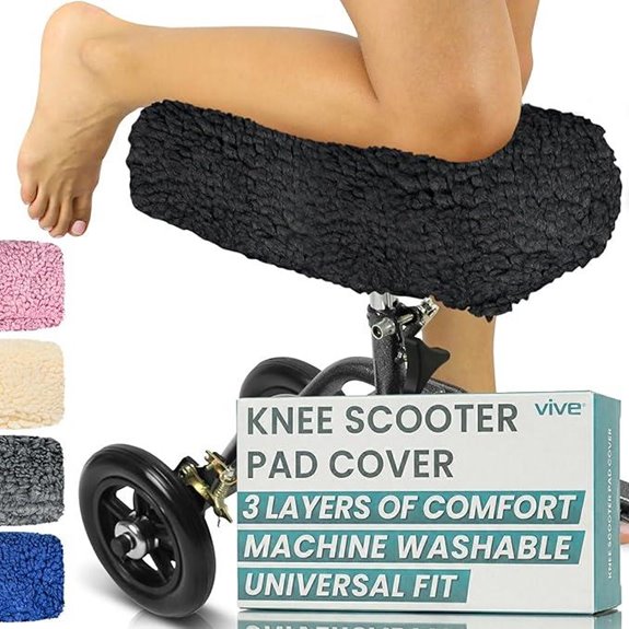Vive Mobility Knee Scooter Memory Foam Pad Cover