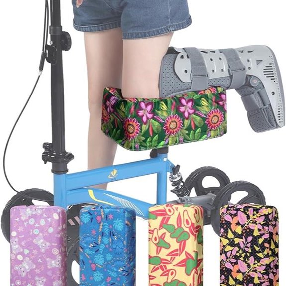 Knee Scooter Memory Foam Cushion with Removable Cover