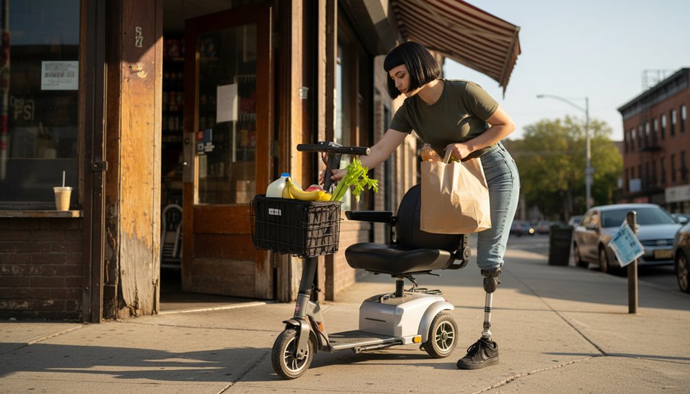 mobility scooter baskets essentials errands