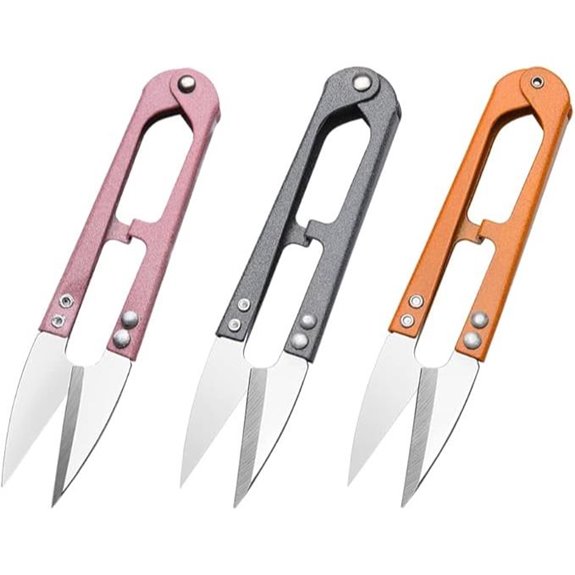 3pcs Multi-Color Sewing Scissors for DIY Crafts
