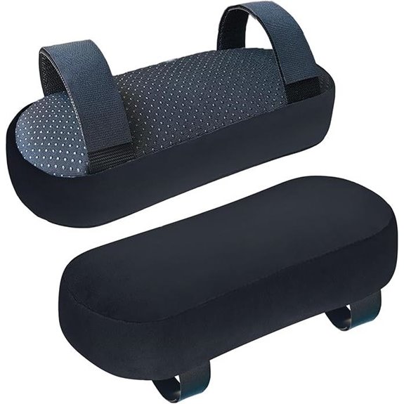 WdFour Non-Slip Armrest Pads for Office/Gaming Chairs (2-Pack)
