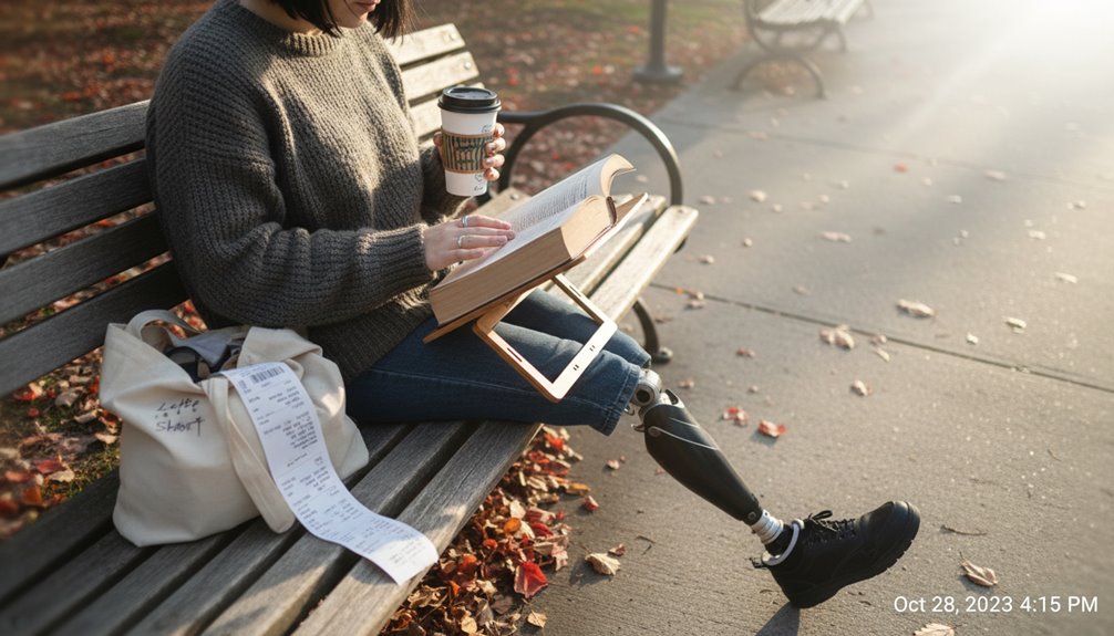 one handed reading accessories
