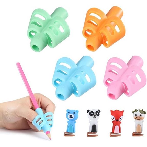 Mr. Pen Pencil Grips for Kids Handwriting (4-Pack)