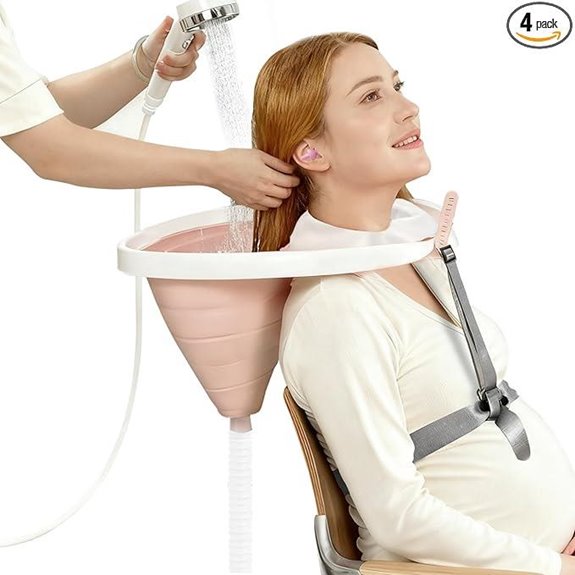 Portable Hair Washing Basin with Adjustable Neck Support