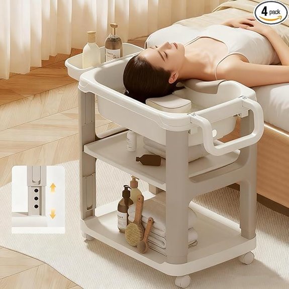 Portable Hair Washing Basin for Bedridden Use
