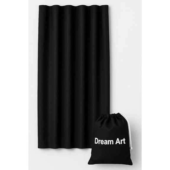DREAM ART Portable Blackout Curtain with Suction Cups