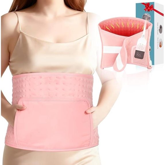 Heating Pad for Period Cramps with Hand Warmer Pocket & Extra-Long Cord (51)