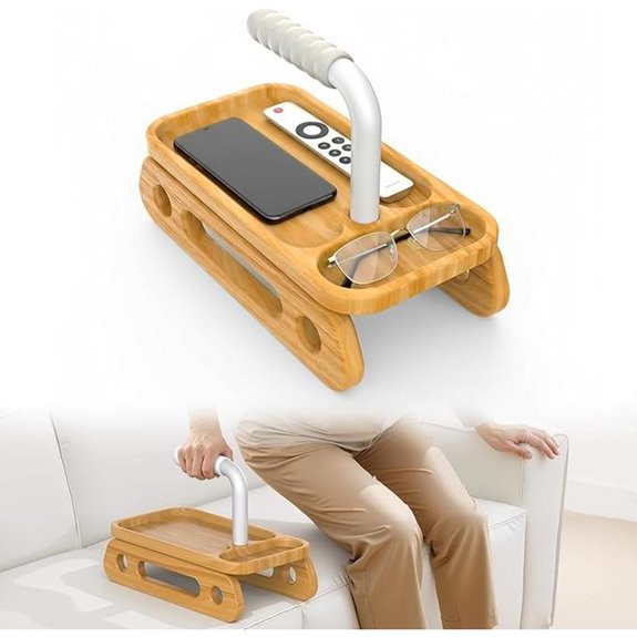 Portable Couch Standing Aid with Organizer Tray for Seniors
