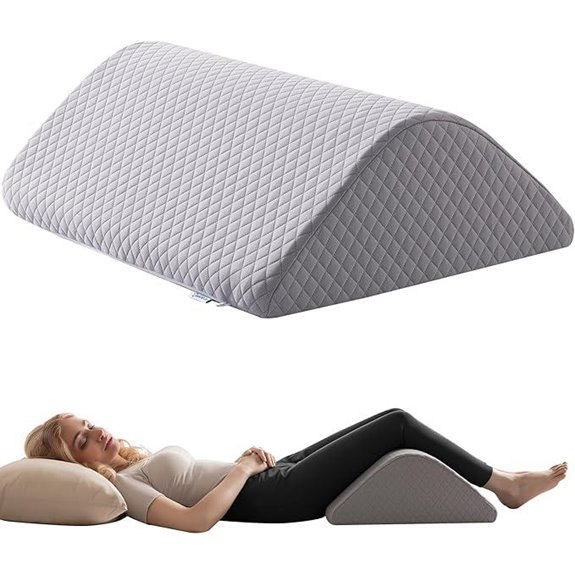 Knee Wedge Pillow for Post-Surgery Recovery & Leg Elevation