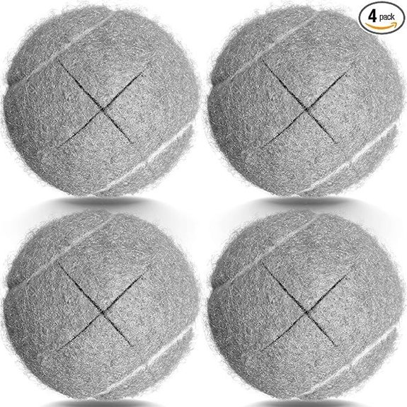Pre-Cut Walker Glide Balls for Floor Protection (4-Pack Gray)