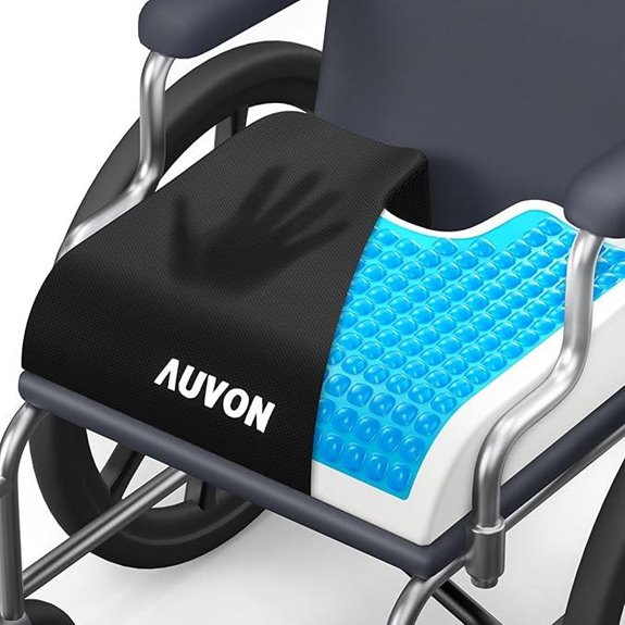 AUVON Wheelchair Seat Cushion for Pressure Relief