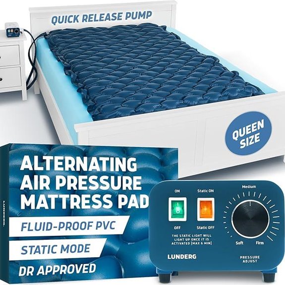 Lunderg Queen Air Pressure Mattress Pad for Bed Sores