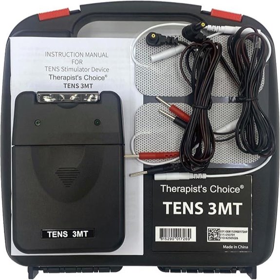 Therapist's Choice TENS Unit Muscle Stimulator for Pain Relief