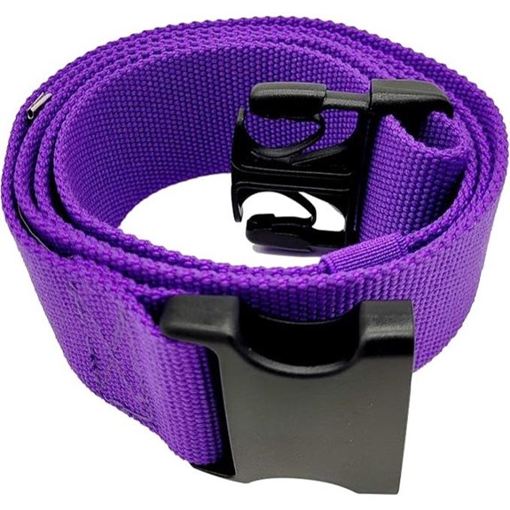 LiftAid Gait Belt with Plastic Buckle (Purple)