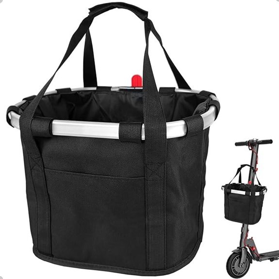 Removable Knee Scooter Basket with Quick Release