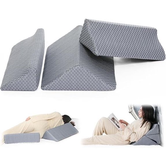 3-in-1 R-Shaped Foam Wedge Pillow for Positioning