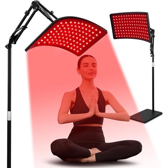 Red Infrared Light Therapy Lamp with Stand for Body