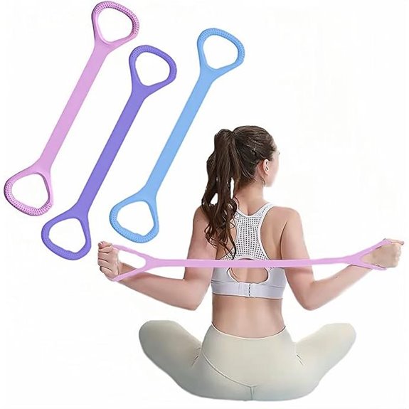 Figure 8 Resistance Band with Handles for Workouts