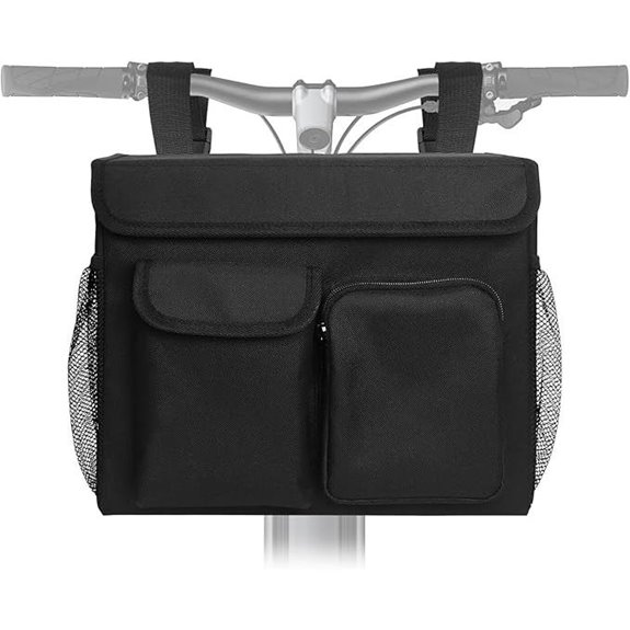 Mobility Scooter Storage Bag with Laptop Pocket & Cup Holders