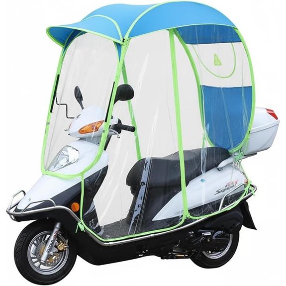 Enclosed Mobility Scooter Umbrella Sun & Rain Canopy