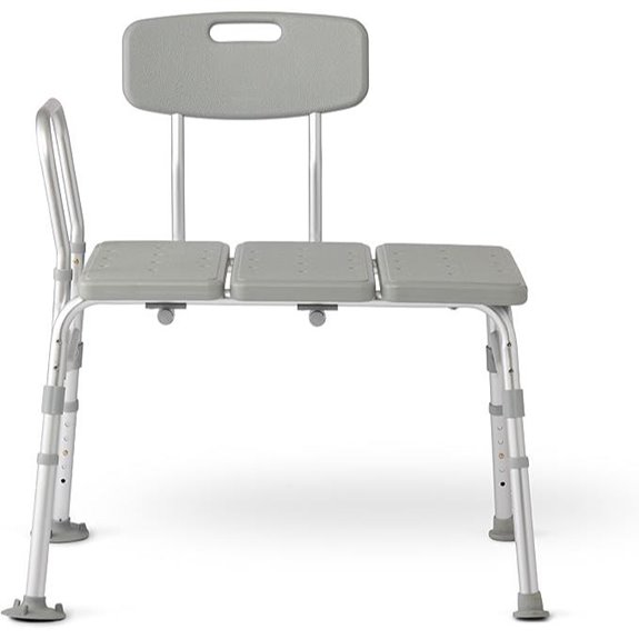 Tub Transfer Bench with Anti-Slip Feet for Seniors