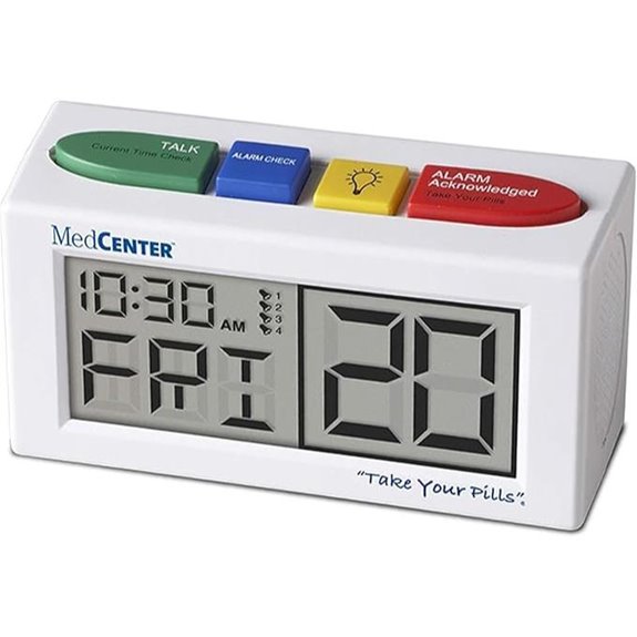 MEDCENTER Talking Alarm Clock for Seniors & Dementia Patients
